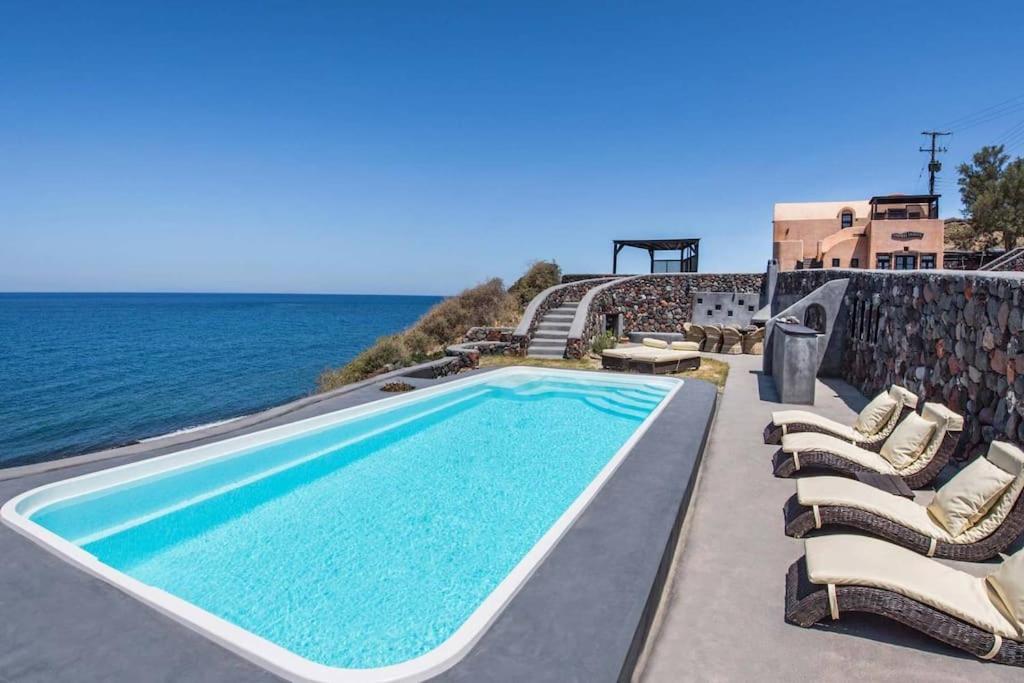 Ramni House: Private Villa With Pool By The Sea Oia  Exterior foto
